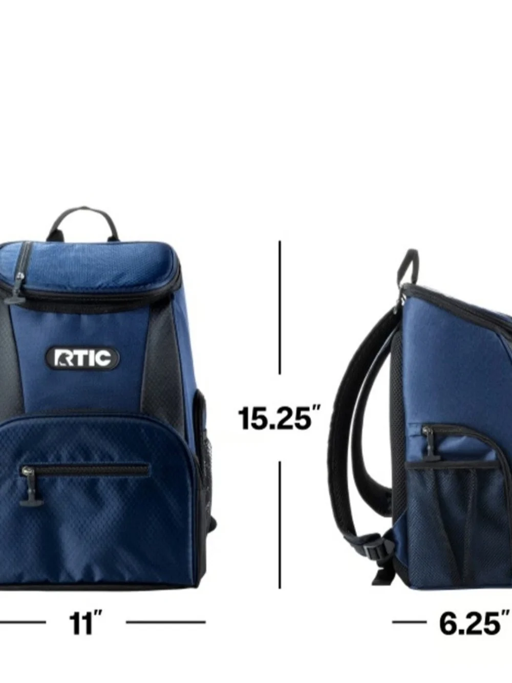 Olive Green and Brown Men's Backpack Cooler